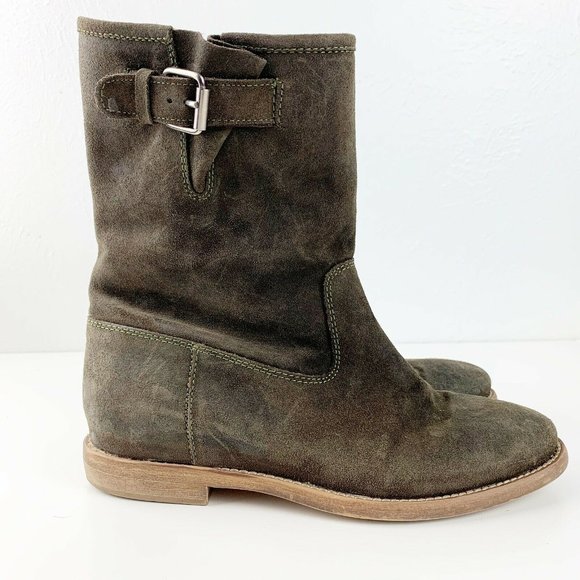 J. Crew Shoes - J Crew Langston Brown Suede Booties
